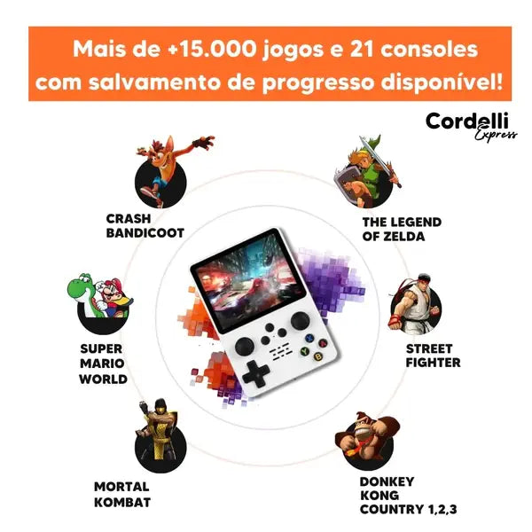 GameConsole TD500 - Reviva essa nostalgia + Semana do Frete Grátis