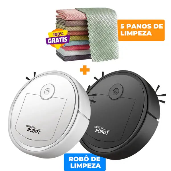 Robô SpeedBot Limpeza Premium 3 em 1 + Brinde Exclusivo (Últimas Unidades)