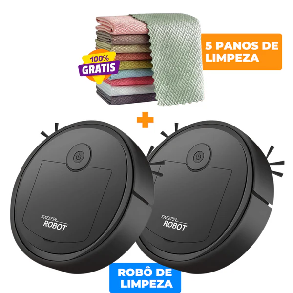 Robô SpeedBot Limpeza Premium 3 em 1 + Brinde Exclusivo (Últimas Unidades)