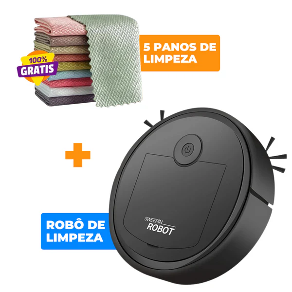 Robô SpeedBot Limpeza Premium 3 em 1 + Brinde Exclusivo (Últimas Unidades)