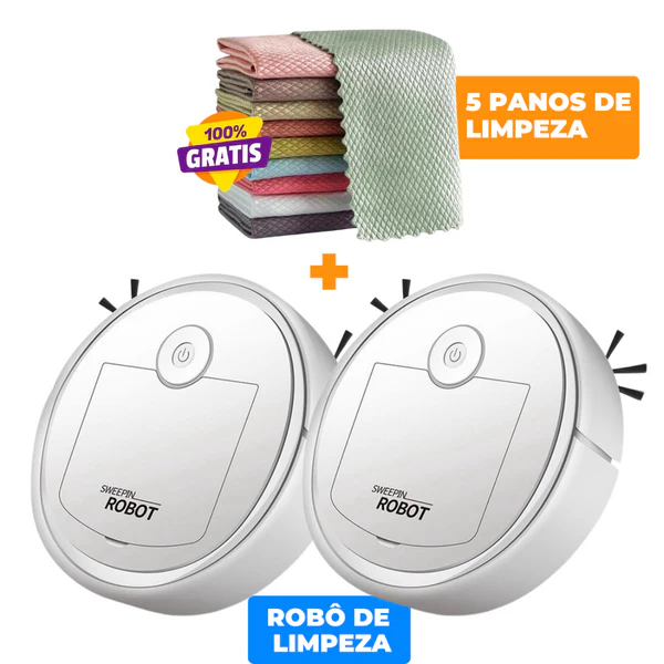 Robô SpeedBot Limpeza Premium 3 em 1 + Brinde Exclusivo (Últimas Unidades)