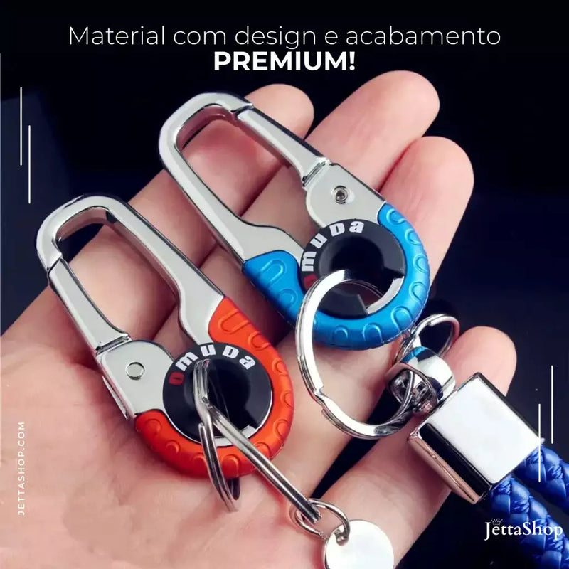 [PAGUE 1 LEVE 2] Chaveiro em Metal Forjado para Carros - Virtus MetalKey™