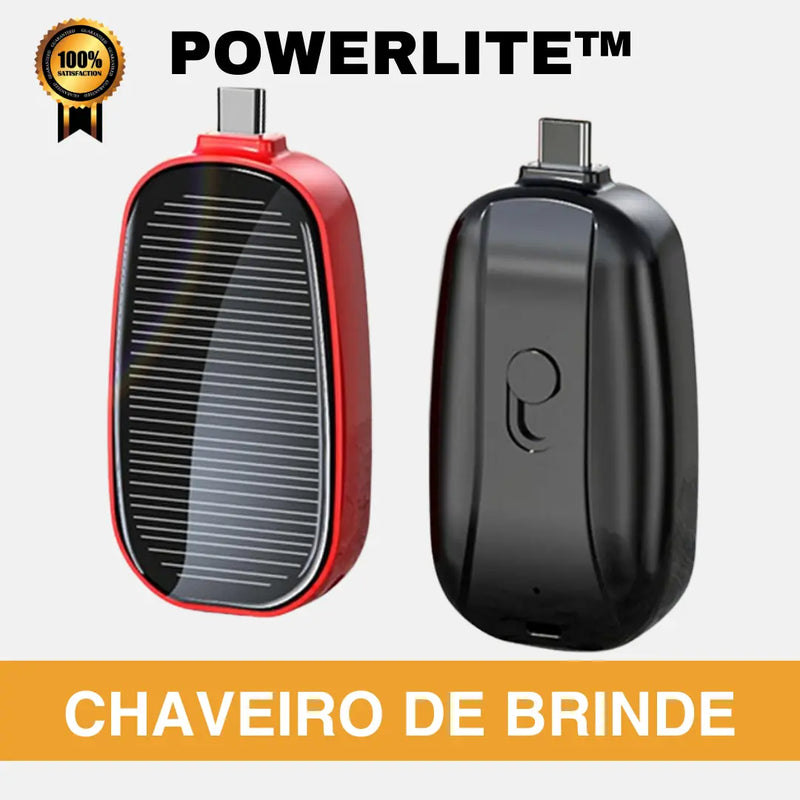 [Compre 1 Leve 2] Carregador Solar PowerLite™ + Brinde Exclusivo: Chaveiro!